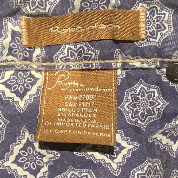 Paige ‘Robertson’ Wide Leg Stretch Jeans - Picture 9 of 9